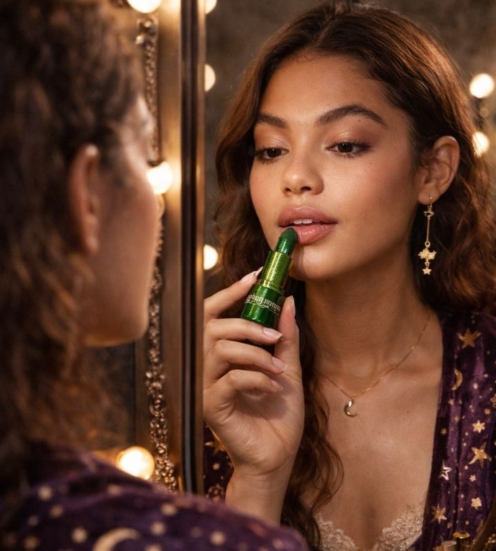 Wearable Harry Potter lips inspired makeup look