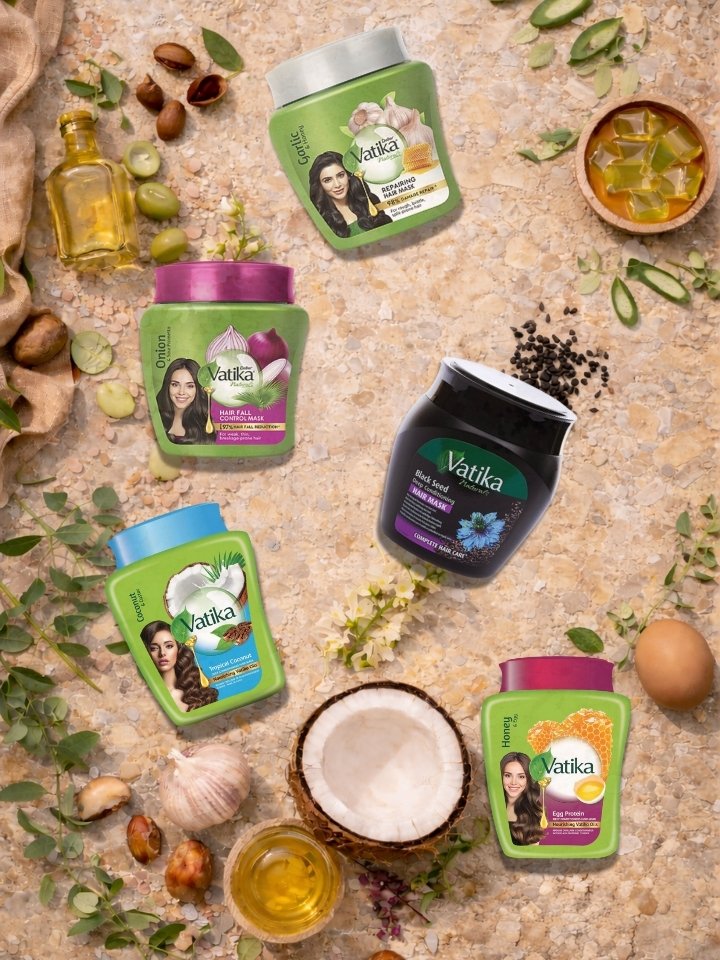 Detailed Comparison between Vatika Black Seed Hair Mask and Other Vatika Hair Masks Available in India
