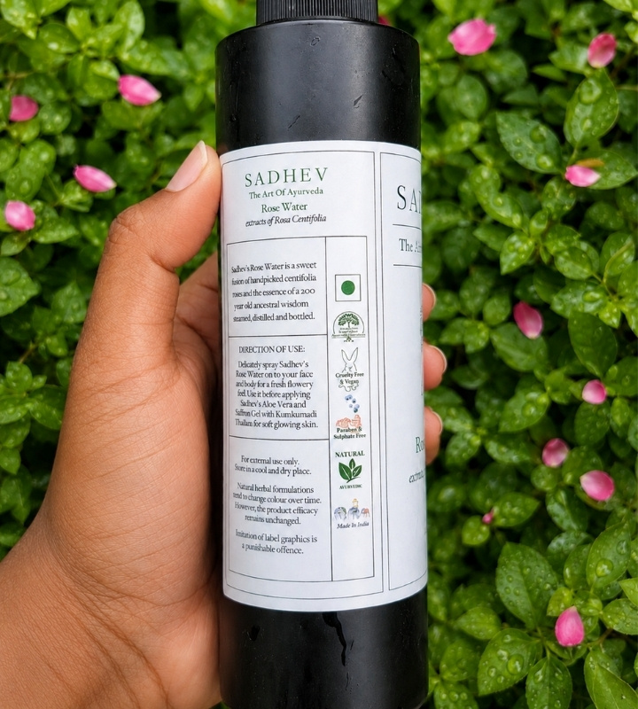 How to Apply Sadhev Rose Water