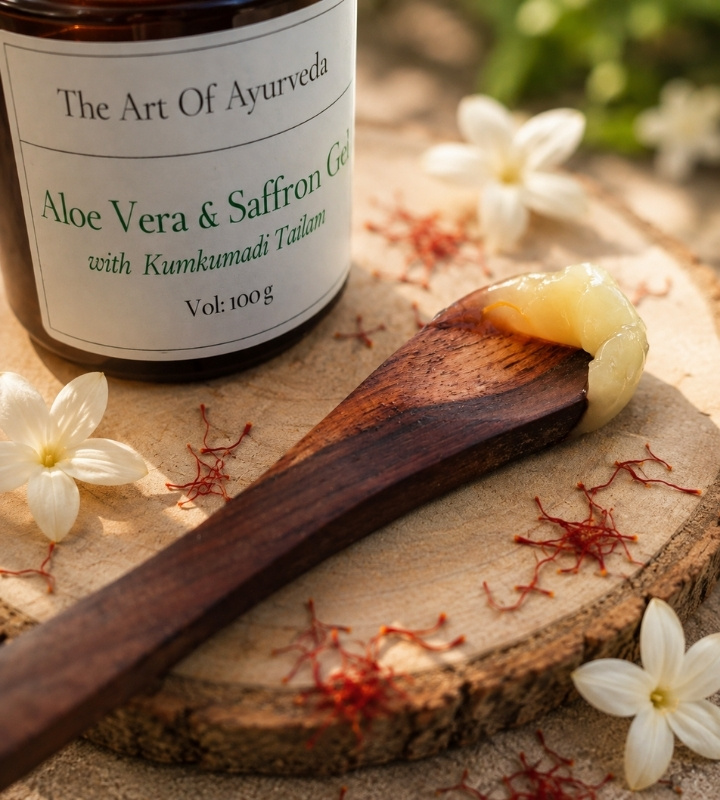 Sadhev Aloe Vera and Saffron Gel Texture