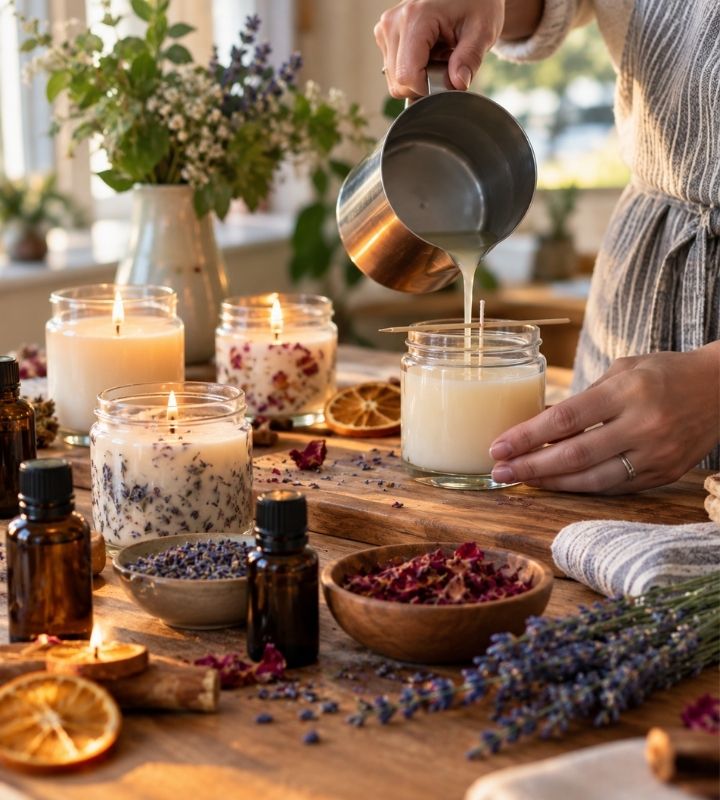 15 Easy DIY Scented Candle Ideas to Try at Home
