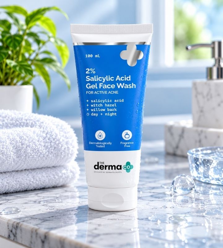 The Derma Co - 2% Salicylic Acid Gel Face Wash Best Face Wash for Men